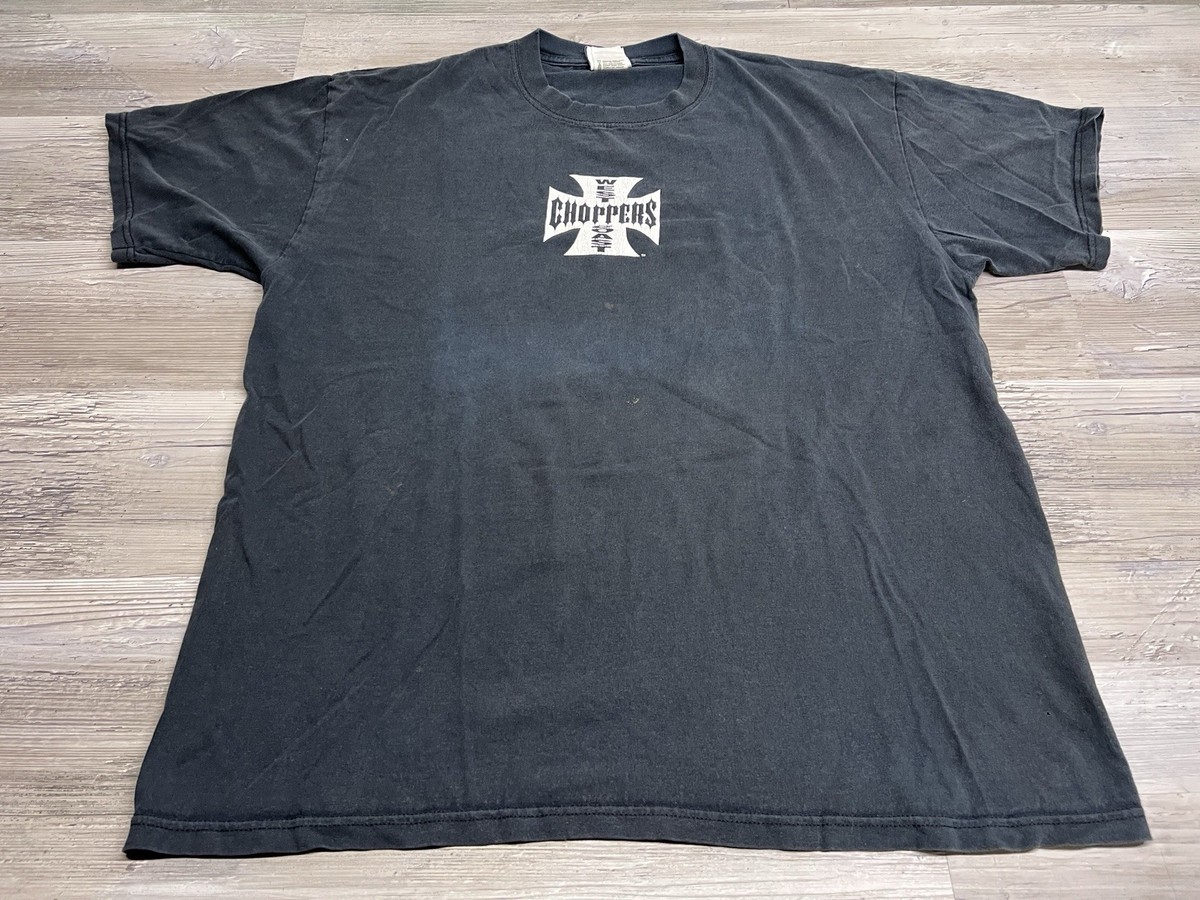 Vintage West Coast Choppers Long Beach T-Shirt Mens XL Double