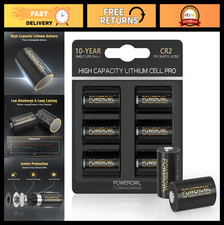 High Capacity CR2 3V Lithium Batteries - 6 Pack, Long Lasting Power Cells