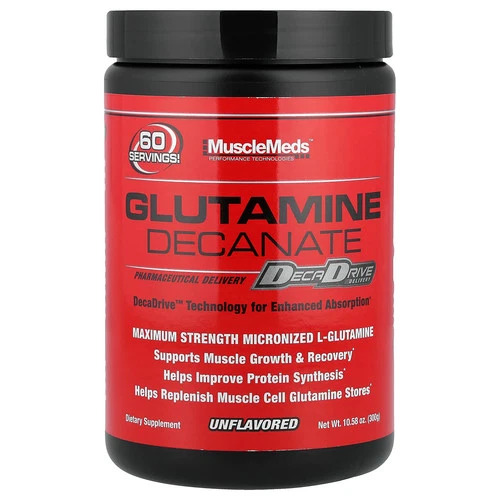 Glutamine Decanate, Unflavored, 10.58 oz 300 g