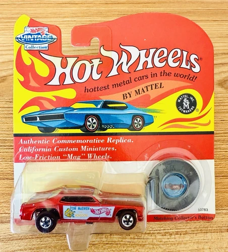 Hot Wheels Redline 1993 Tom McEwen The Mongoose Vintage Series Replica Shiny Red