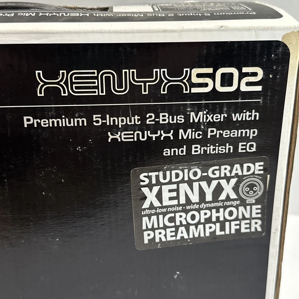 Behringer XENYX 502S Premium Analog 5-Channel Mixer with USB Streaming Interface - Image 2 of 4