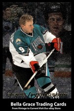 1996-97 Fleer Flair Daniel Alfredsson #63 Ottawa Senators NHL Hockey  