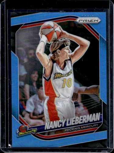 2025 Panini WNBA Prizm Nancy Lieberman Carolina Blue #/125 Mercury