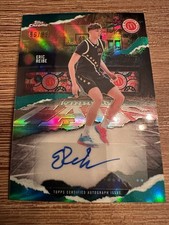 2025-26 Topps Chrome McDonald All American Eric Reibe Winning Tag Green Auto /99