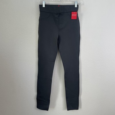 Spanx Leggings Womens Small Gray High Rise Pull-On Jean-ish Ponte Stretch Pants
