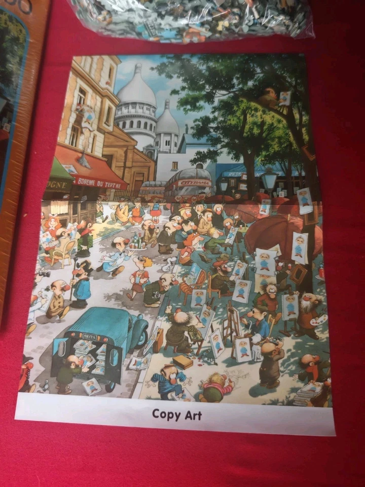Heye Puzzle Loup "Copy Art", 8776, 1000 Pieces, Complete, Great Condition, Rare - Image 4 of 4