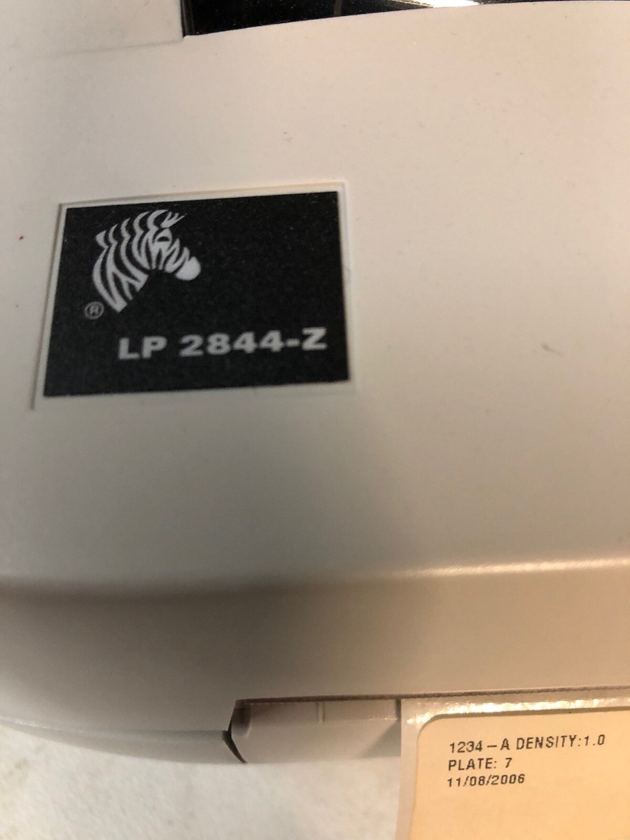 Zebra LP 2844-Z Thermal Label Printer With Automatic Cutter - 284Z