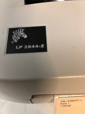 Zebra LP 2844-Z Thermal Label Printer With Automatic Cutter - 284Z