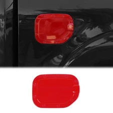 Car Door Filler Fuel Tank Gas Cap Cover Trim For Ford F150 2021+ Red Accessories