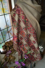 KULLU TRADITIONAL INDIAN SHAWL 100 CASHMERE PASHMINA 16 DESIGN CHOICE