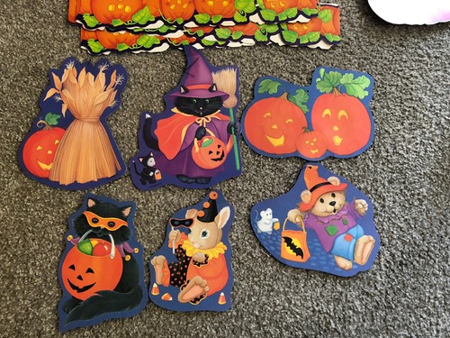 Decoraciones de Halloween Current Inc American Greetings 17 piezas murciélago 1993 vintage - Imagen 4 de 9