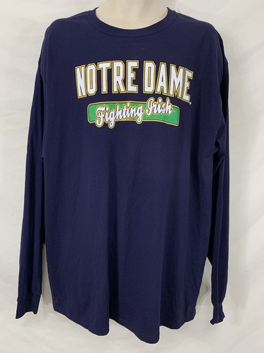 Genuine NOTRE DAME FIGHTING IRISH Genuine College Product 2XL XXL Tee T-shirt