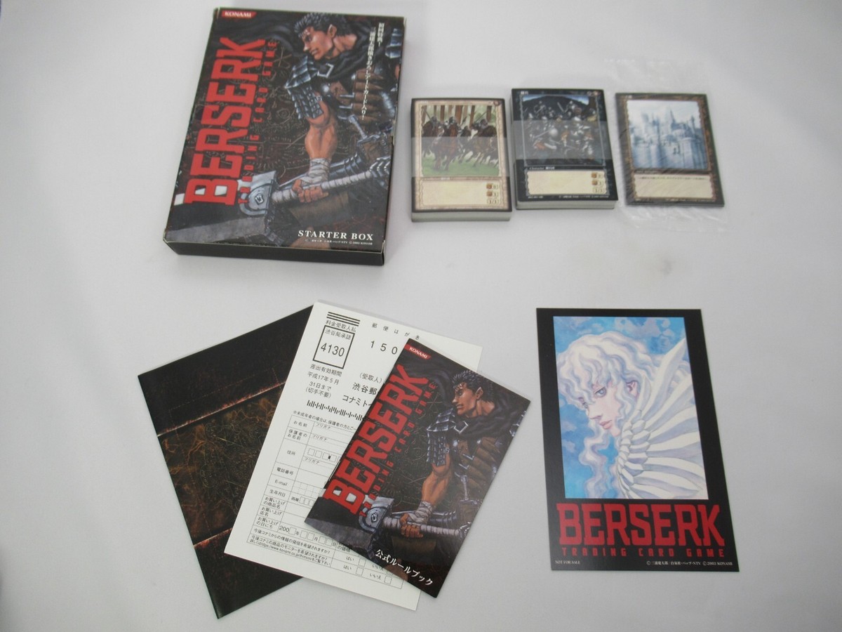 BERSERK Trading card game Starter Box 65 Cards, Limited art