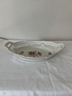 Vintage SCHWARZENHAMMER Germany Reticulated Pierced Floral Oval Dish — photo 2