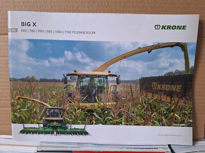 Krone Big X 680-780-880-980-1080-1180 01/24 Brochure Tractor Tractor