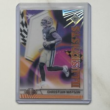 Christian Watson ILLUSIONISTS ORANGE 2023 Illusions Panini Football Card #2