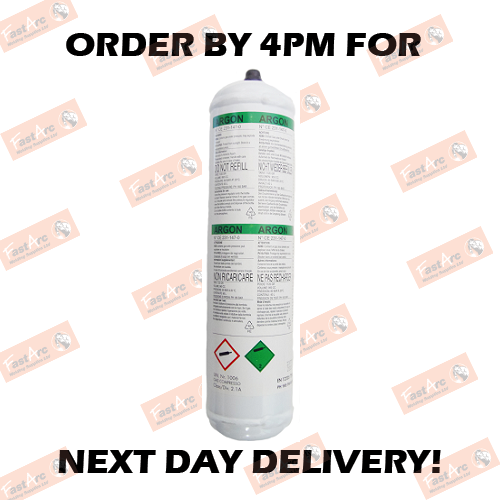 ARGON DISPOSABLE GAS WELDING CYLINDER MINI WELDING BOTTLE 0.9LTR PURE