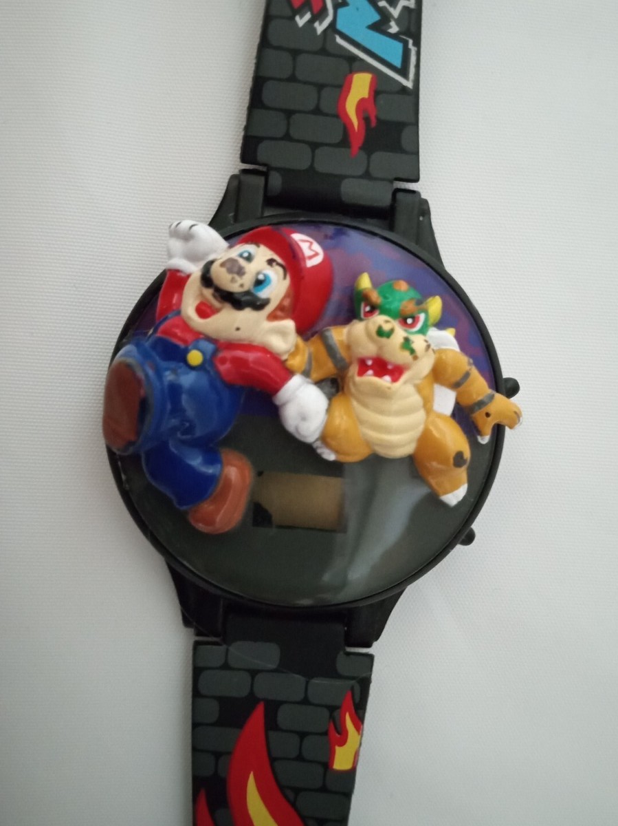 Super Mario 64 Watch Mario & Bowser Kid's Promotion Watch Nintendo
