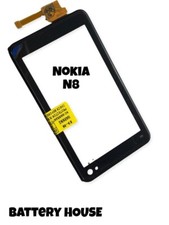 New Replacement Nokia N8 LCD Touch screen Digitizer Front Outer Glass Black