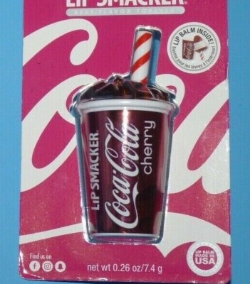 Lip Smacker Lip Balm Coca Cola Coke Cherry Soda Brand NEW Fountain Drink