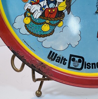 Vtg Walt Disney World Florida Map 10 3/4