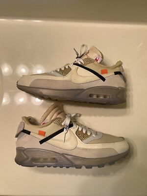 Size 10 - Nike Air Max 90 x OFF-WHITE The Ten 2017 (Signed Box)