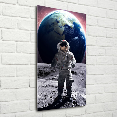 Wandbild Druck auf Plexiglas  Acryl Hochformat 70x140 Astronaut