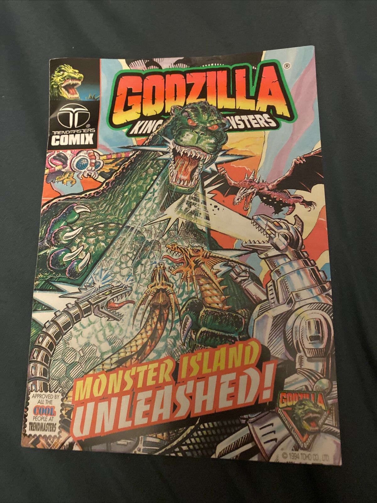 Godzilla Trend Masters Long Beach Choice Mall Comix Monster Unleashed Book Comic Island