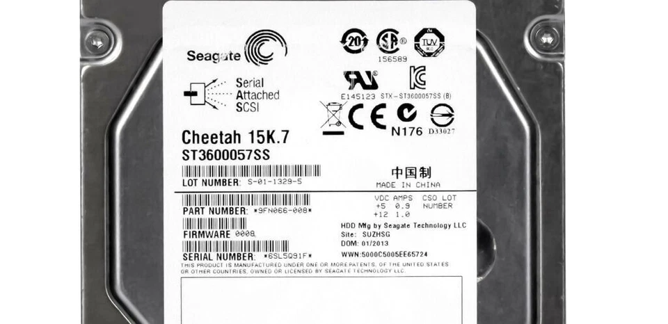 Hard Drive CISCO UCS-HDD600GI2F210 600GB 15000RPM 16MB SAS-2 3.5'' ST3600057SS - Image 3 of 4
