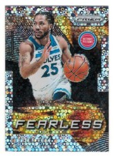  Derrick Rose 2019-20 Panini Prizm Fearless Fast Break #20 Insert Card