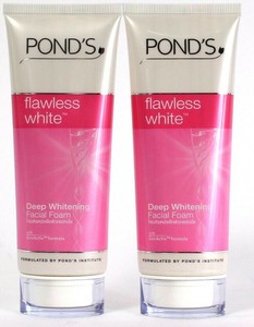 ponds facial foam flawless white