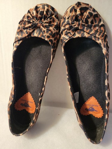 rocket dog leopard print trainers