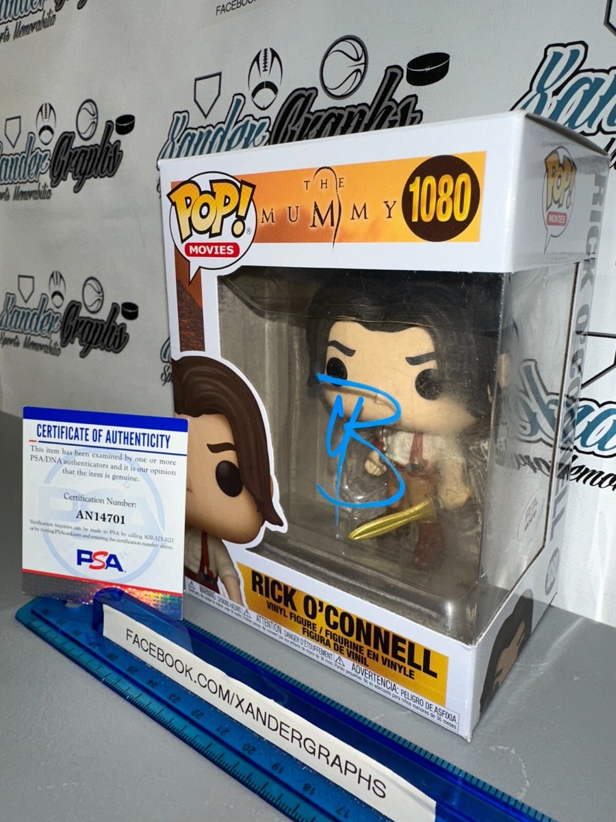 BRENDAN FRASER MUMMY RICK O'CONNELL 1080 SIGNED AUTOGRAPHED FUNKO