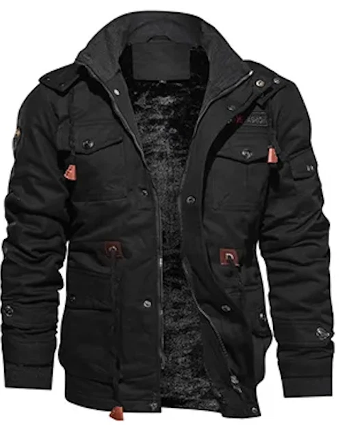 Tactical Men s Military Cargo Jacket Cotton Coat Army Winter Work Bomber Jacket