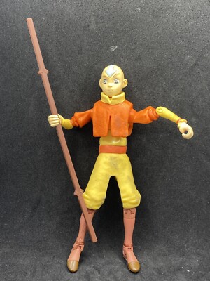 Avatar: The Last Airbender Aang 5.5'' Action Figure-Circa 2005-Posable