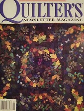 Quilter's Newsletter Magazine November 1999 Issue No. 317 Brother  Sister Quilt