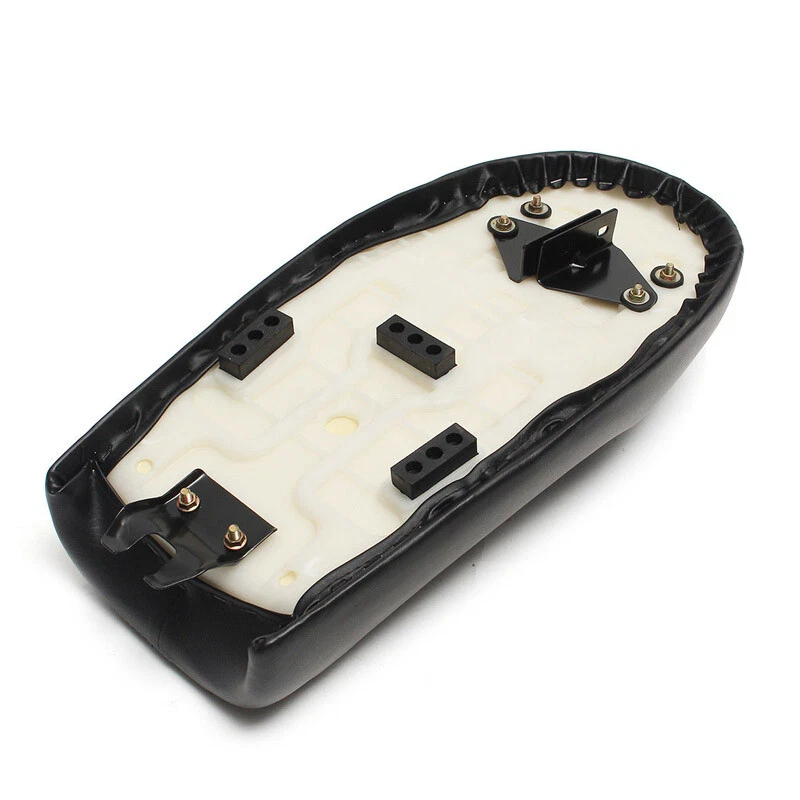 Мотоциклетное винтажное плоское седло сиденье для кафе гонщика для Honda Suzuki Yamaha XJ XS - Изображение 4 из 4