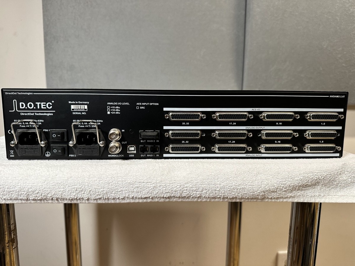 DirectOut Technologies D.O.TEC ANDIAMO 2.XT, 32 Channel Madi AD/DA  