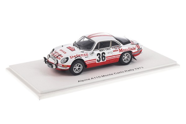 Alpine A110 Rallye Monte Carlo 1973 Wollek/Thimonier Spark 1:43 S6111-image