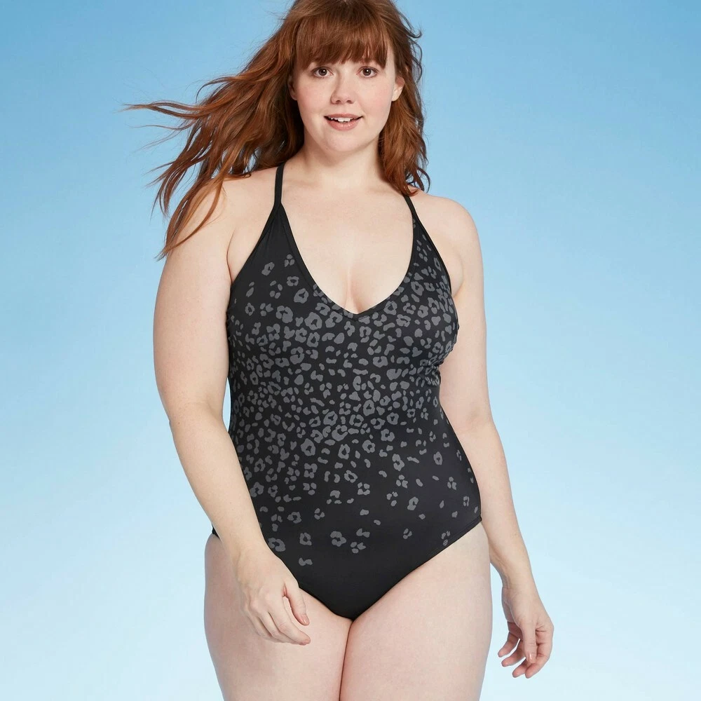 Animal print one store piece swimwear