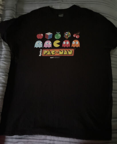 Pac-Man Rubiks Cube T-Shirt - X-Large - From Brisco Brands - Picture 1 of 3