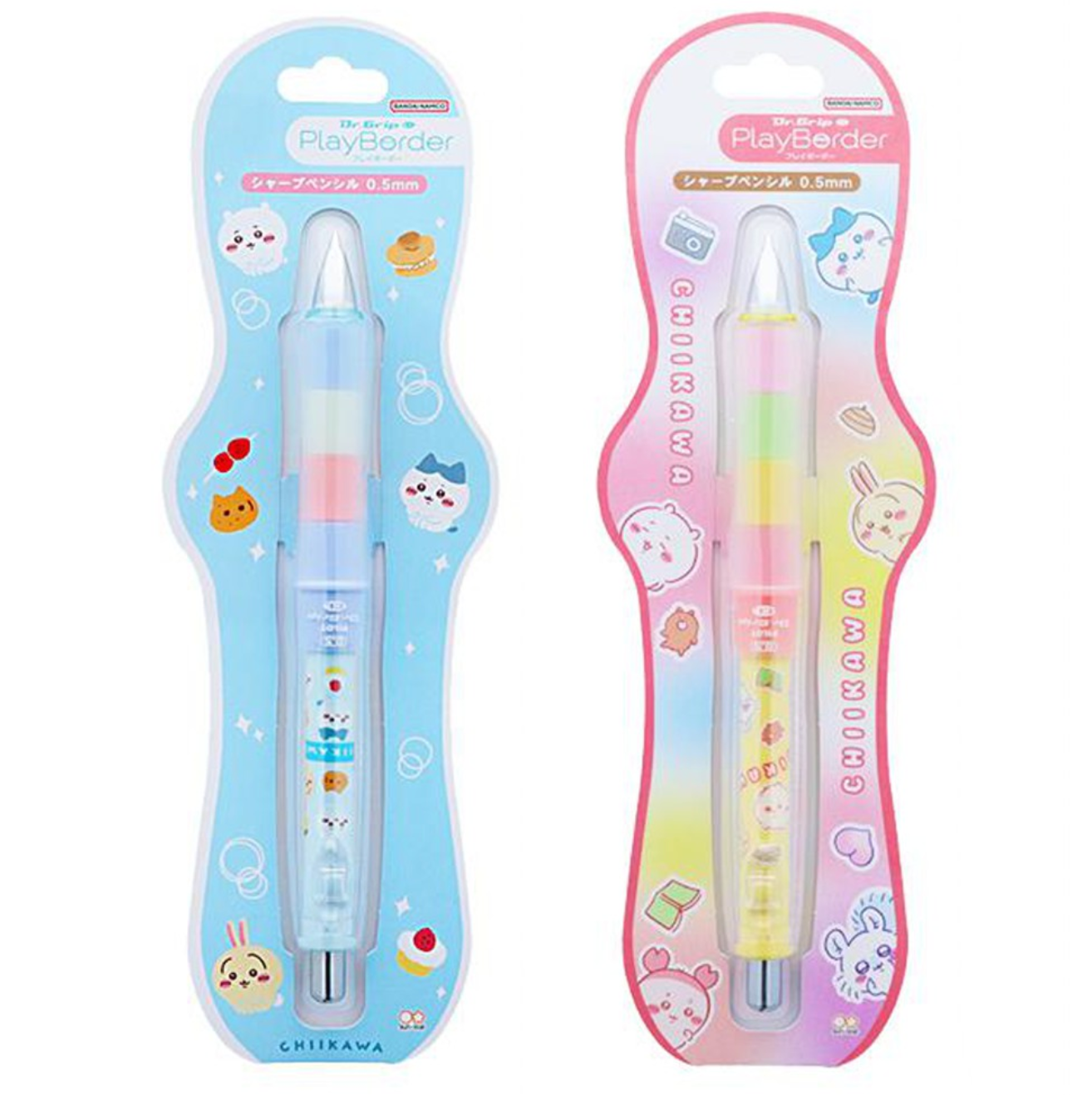 Chiikawa Dr.Grip 0.5mm mechanical pencil 2 Set Kawaii stationery Japan