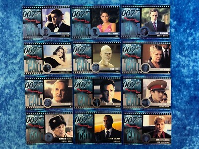 James Bond: Die Another Day Casting Call Cards Complete Chase Set