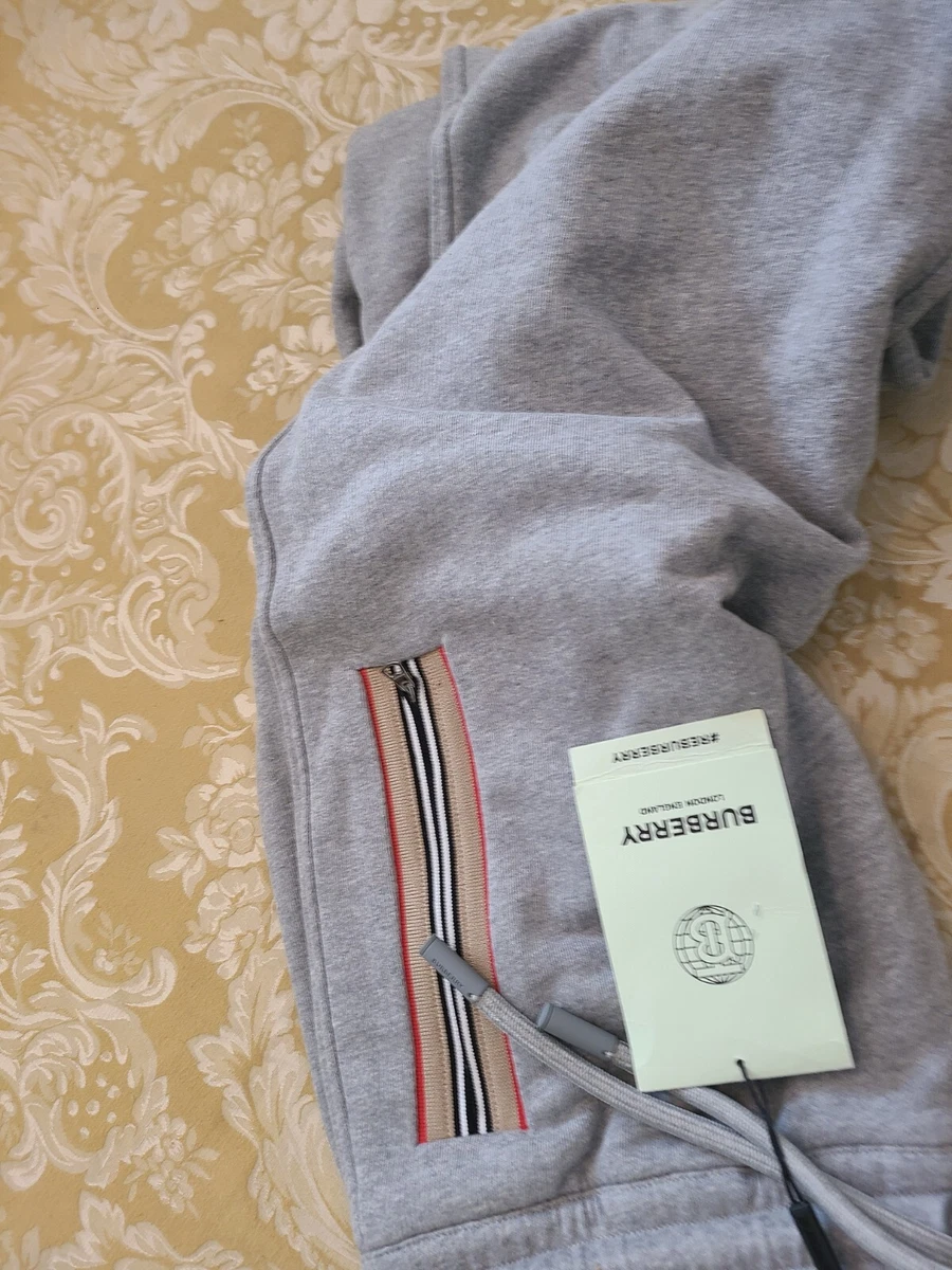 Burberry clearance grey tracksuit