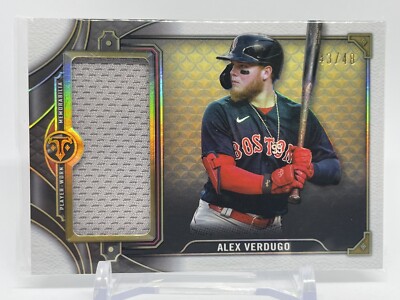 2022 Topps Triple Threads Alex Verdugo Jumbo Relic 43/48 Red Sox (995)