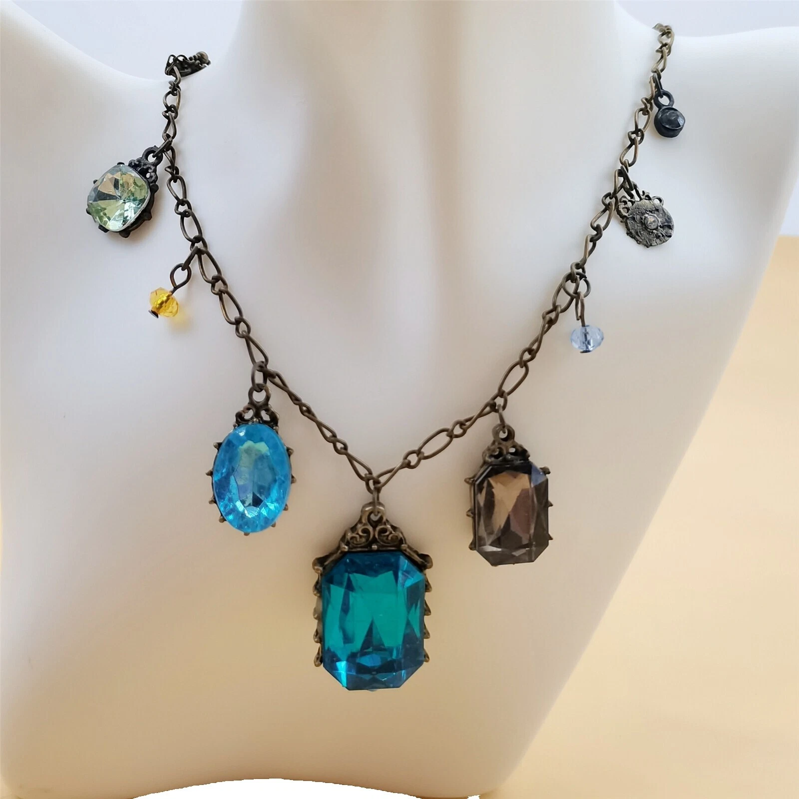 Collares y colgantes De moda punk de latón