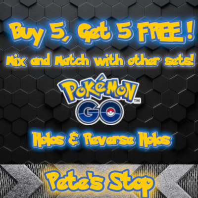 Pokemon Karten - Schwert & Schild - Pokemon GO - Holos & Reverse Holos