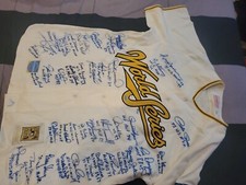 WORLD SERIES MVPS SIGNED ITCHELL & NESS JERSEY-STEINER #32/50.EVERYBODY ON THIS!