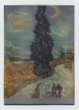 Road with Cypress and Star by Vincent van Gogh  5 x 7