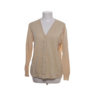 Rabe, Strickjacke, Damen, Größe: 40, Beige, Wolle, Einfarbig, Feinstrick #FtX